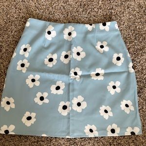 SHEIN flower power skirt